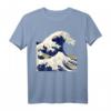 The Great Wave Kanagawa Japanische Welle Kunst T-Shirt – Perfektes Geschenk für Kunst- und Japanliebhaber, Manga & Anime Fans