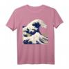 The Great Wave Kanagawa Japanische Welle Kunst T-Shirt – Perfektes Geschenk für Kunst- und Japanliebhaber, Manga & Anime Fans