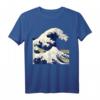 The Great Wave Kanagawa Japanische Welle Kunst T-Shirt – Perfektes Geschenk für Kunst- und Japanliebhaber, Manga & Anime Fans