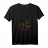 Damen Drache Japan Stil T-Shirt mit Kanji Schriftzeichen - V-Ausschnitt, Perfekt für Anime-, Manga- und Japan-Fans