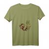 Damen Drache Japan Stil T-Shirt mit Kanji Schriftzeichen - V-Ausschnitt, Perfekt für Anime-, Manga- und Japan-Fans