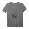Damen Drache Japan Stil T-Shirt mit Kanji Schriftzeichen - V-Ausschnitt, Perfekt für Anime-, Manga- und Japan-Fans