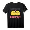 I Love You Very Much Mochi Kawaii Japan T-Shirt – Lustiges Otaku Shirt für Anime, Manga & Japan Fan Freunde