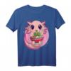 Axolotl Mädchen Hemd Kawaii mit Nudeln - Niedliches Anime T-Shirt für Teenager und Frauen, Perfekt als Geschenk für Otaku und Japanliebhaber