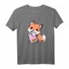 Boba Fox Shirt mit niedlichem Kawaii Japanisch Foxy Anime Design – Perfektes Geschenk für Fuchsliebhaber und Boba-Fans zu Abschluss, Geburtstag und Weihnachten