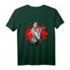 Japanisches Samurai Mut T-Shirt mit Kalligraphie und Vintage-Design – Perfekt für Kampfsport- und Kulturfans
