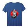 Japanisches Samurai Mut T-Shirt mit Kalligraphie und Vintage-Design – Perfekt für Kampfsport- und Kulturfans