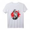 Japanisches Samurai Mut T-Shirt mit Kalligraphie und Vintage-Design – Perfekt für Kampfsport- und Kulturfans