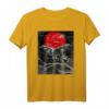 Roter Mond mit Rabe T-Shirt - Japanisch Schwarze Krähen Design für Krähen- und Rabenliebhaber
