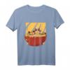 Süße Anime Manga Katzen mit Ramen Nudeln Japanisch Kawaii T-Shirt – Perfektes Geschenk für Katzen- und Japanfans