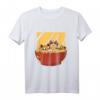 Süße Anime Manga Katzen mit Ramen Nudeln Japanisch Kawaii T-Shirt – Perfektes Geschenk für Katzen- und Japanfans