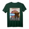 Catzilla Lustiges Katzen T-Shirt | Süßes Japanisches Katzenliebhaber Geschenk