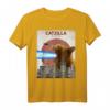 Catzilla Lustiges Katzen T-Shirt | Süßes Japanisches Katzenliebhaber Geschenk