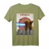 Catzilla Lustiges Katzen T-Shirt | Süßes Japanisches Katzenliebhaber Geschenk