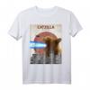 Catzilla Lustiges Katzen T-Shirt | Süßes Japanisches Katzenliebhaber Geschenk