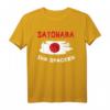 Sayonara Ihr Spacken Japan T-Shirt - Lustiges Reisegeschenk mit Japanischer Flagge und Kanji, perfekt für Japan-Urlaub und Tokio-Besuche