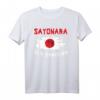 Sayonara Ihr Spacken Japan T-Shirt - Lustiges Reisegeschenk mit Japanischer Flagge und Kanji, perfekt für Japan-Urlaub und Tokio-Besuche