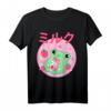 Kawaii Frosch Erdbeermilch Shake Karton T-Shirt - Japanisches Anime-Design für Manga- und Otaku-Fans, Retro-Vintage, Lustiges Geschenk