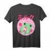 Kawaii Frosch Erdbeermilch Shake Karton T-Shirt - Japanisches Anime-Design für Manga- und Otaku-Fans, Retro-Vintage, Lustiges Geschenk