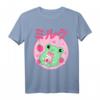 Kawaii Frosch Erdbeermilch Shake Karton T-Shirt - Japanisches Anime-Design für Manga- und Otaku-Fans, Retro-Vintage, Lustiges Geschenk