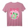 Kawaii Frosch Erdbeermilch Shake Karton T-Shirt - Japanisches Anime-Design für Manga- und Otaku-Fans, Retro-Vintage, Lustiges Geschenk