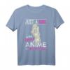 Nur ein Mädchen das Animes und Zeichnen liebt Anime T-Shirt – Perfektes Geschenk für Manga- und Anime-Fans zu Weihnachten & Geburtstag