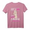 Nur ein Mädchen das Animes und Zeichnen liebt Anime T-Shirt – Perfektes Geschenk für Manga- und Anime-Fans zu Weihnachten & Geburtstag