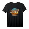 Nagoya City Japan Kanji Character Circular Retro Sunset T-Shirt – Vintage Design für Anime, Manga Otaku & Japan-Liebhaber