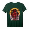 Demon Oni Mask With Sakura T-Shirt – Faszinierendes Design aus japanischer Mythologie für Fans von Yokai und Anime