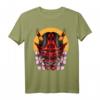 Demon Oni Mask With Sakura T-Shirt – Faszinierendes Design aus japanischer Mythologie für Fans von Yokai und Anime