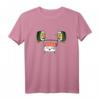 Lustiges Kawaii Japan Sushi Gym T-Shirt – Perfektes Fitness-Outfit für Sushi- und Sportfans, Geschenk für Sushi-Liebhaber