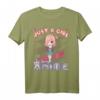 Just A Girl Who Loves Anime - Manga T-Shirt für Mädchen und Jungen mit Kawaii Japan Anime Girl Design, Perfekt für Cosplay & Anime-Fans