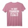 Funny Anime T-Shirt - Not Tsundere - I Actually Hate You, Perfektes Gag-Geschenk für Anime-Fans und Streetwear-Liebhaber