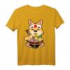 Kawaii Japan Ramen Katzen Anime Merch - Lustiges Nudel Motiv T-Shirt für Otakus, Katzen- und Ramen-Fans, perfekt als japanisches Geschenk für Damen, Männer und Kids