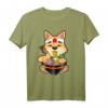 Kawaii Japan Ramen Katzen Anime Merch - Lustiges Nudel Motiv T-Shirt für Otakus, Katzen- und Ramen-Fans, perfekt als japanisches Geschenk für Damen, Männer und Kids