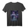 Damen Vaporwave T-Shirt mit V-Ausschnitt - Japan Tokio Anime Aesthetic Streetwear für Retro-Futurismus & Japan Fans