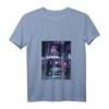 Damen Vaporwave T-Shirt mit V-Ausschnitt - Japan Tokio Anime Aesthetic Streetwear für Retro-Futurismus & Japan Fans