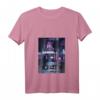 Damen Vaporwave T-Shirt mit V-Ausschnitt - Japan Tokio Anime Aesthetic Streetwear für Retro-Futurismus & Japan Fans