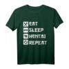 Eat Sleep Hentai Repeat - Lustiges Sexy Manga Hentai Fan T-Shirt für Anime- und Manga Erotik Fans