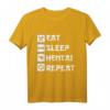 Eat Sleep Hentai Repeat - Lustiges Sexy Manga Hentai Fan T-Shirt für Anime- und Manga Erotik Fans