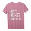 Eat Sleep Hentai Repeat - Lustiges Sexy Manga Hentai Fan T-Shirt für Anime- und Manga Erotik Fans