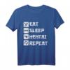 Eat Sleep Hentai Repeat - Lustiges Sexy Manga Hentai Fan T-Shirt für Anime- und Manga Erotik Fans