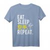 Eat Sleep Karate Repeat T-Shirt mit Japanischem Kanji – Lustiges Martial Arts Shirt für Karate-Fans und Japan-Liebhaber