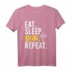 Eat Sleep Karate Repeat T-Shirt mit Japanischem Kanji – Lustiges Martial Arts Shirt für Karate-Fans und Japan-Liebhaber
