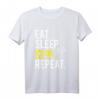 Eat Sleep Karate Repeat T-Shirt mit Japanischem Kanji – Lustiges Martial Arts Shirt für Karate-Fans und Japan-Liebhaber