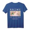 Anime weil ich Menschen hasse Manga Spruch Motiv T-Shirt – Perfektes Geschenk für Manga- und Anime-Fans zu Geburtstags & Weihnachten