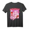 Kawaii Axolotl Anime T-Shirt im Retro Stil mit Erdbeermilch - Perfekt für Otaku, Manga & Japan Fans