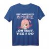 Lustiges Anime Girl Grafik T-Shirt - Japanischer Manga Otaku Merch für Cosplay, Fans und Jugendliche