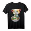 Nette Ramen Katze lustig Kawaii Anime Kätzchen Japanisch Ram T-Shirt – Perfektes Geschenk für Anime- und Katzenfans