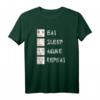 Eat Sleep Anime Repeat - Lustiges Manga T-Shirt für Anime- und Manga-Fans, Otaku & Japan Kultur Liebhaber, Perfektes Geschenk